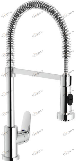 Nobili Rubinetterie Профессиональный смеситель для кухни с вытяжным душем Blues Bs101300/3cr