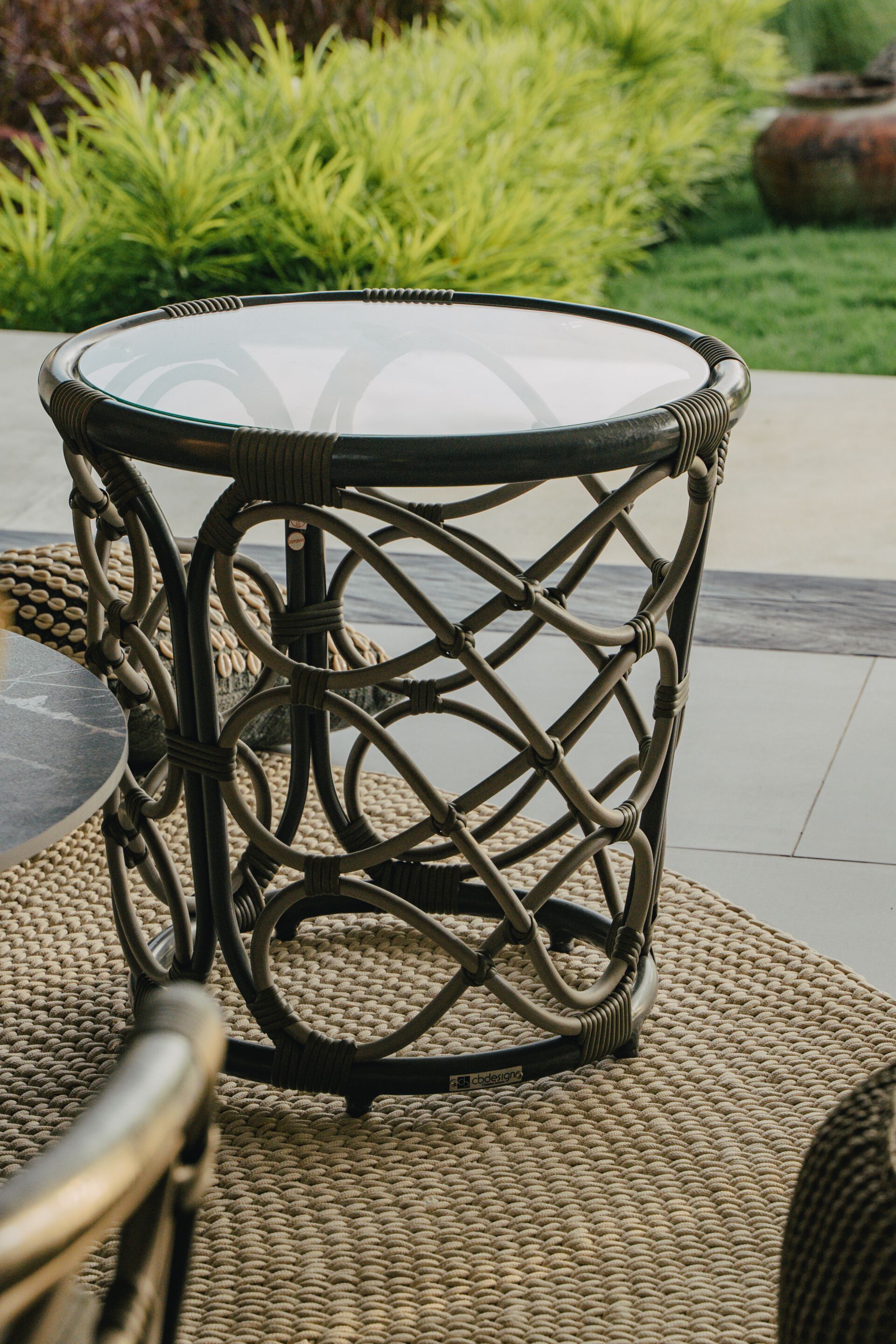 Круглый журнальный столик для сада cbdesign Мелодия ARCH-00111765 - Вид №7