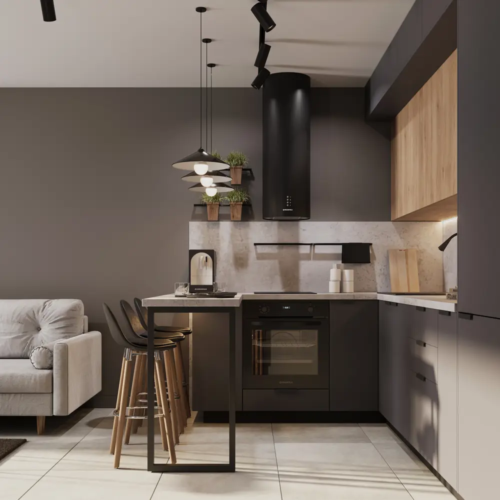 Фасад кухонного шкафа Верея 39.7x76.5 см KONSENSA ЛДСП цвет дуб гудзон золотой 89435665 STLM-2207303 - Вид №10