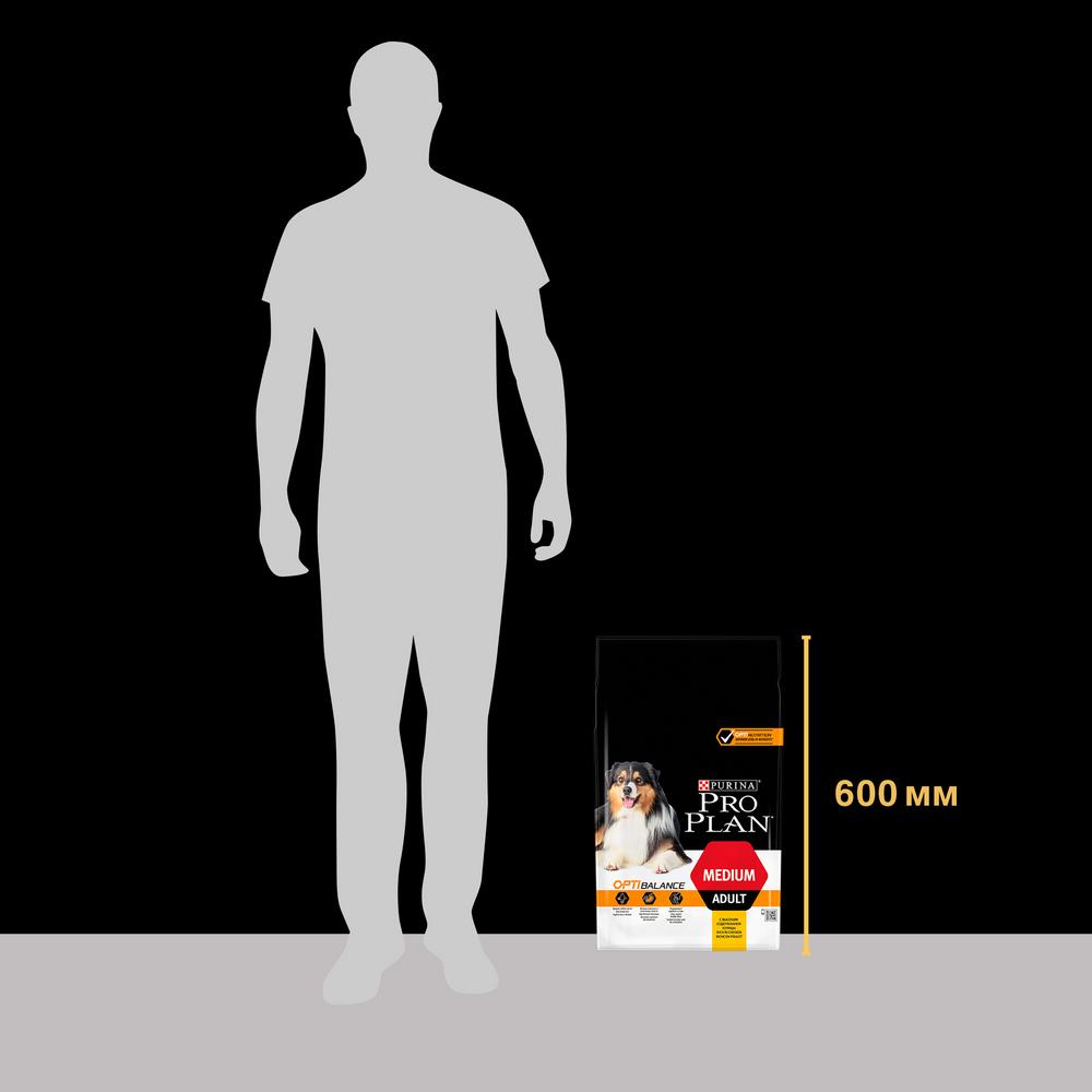 ПР0059710 Корм для собак для средних пород, курица сух. 7кг Pro Plan  - Вид №2