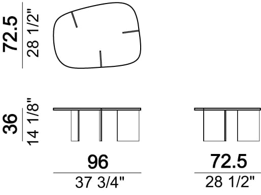 Мраморный журнальный столик Arketipo RUMORS ARCH-00049368 - Вид №7