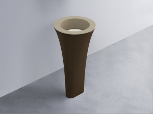 AMLA45-AV+AMPILT-TL+AMCOLT-CA Раковина Amedeo Tondo отдельностоящая cielo Enjoy + Amedeo