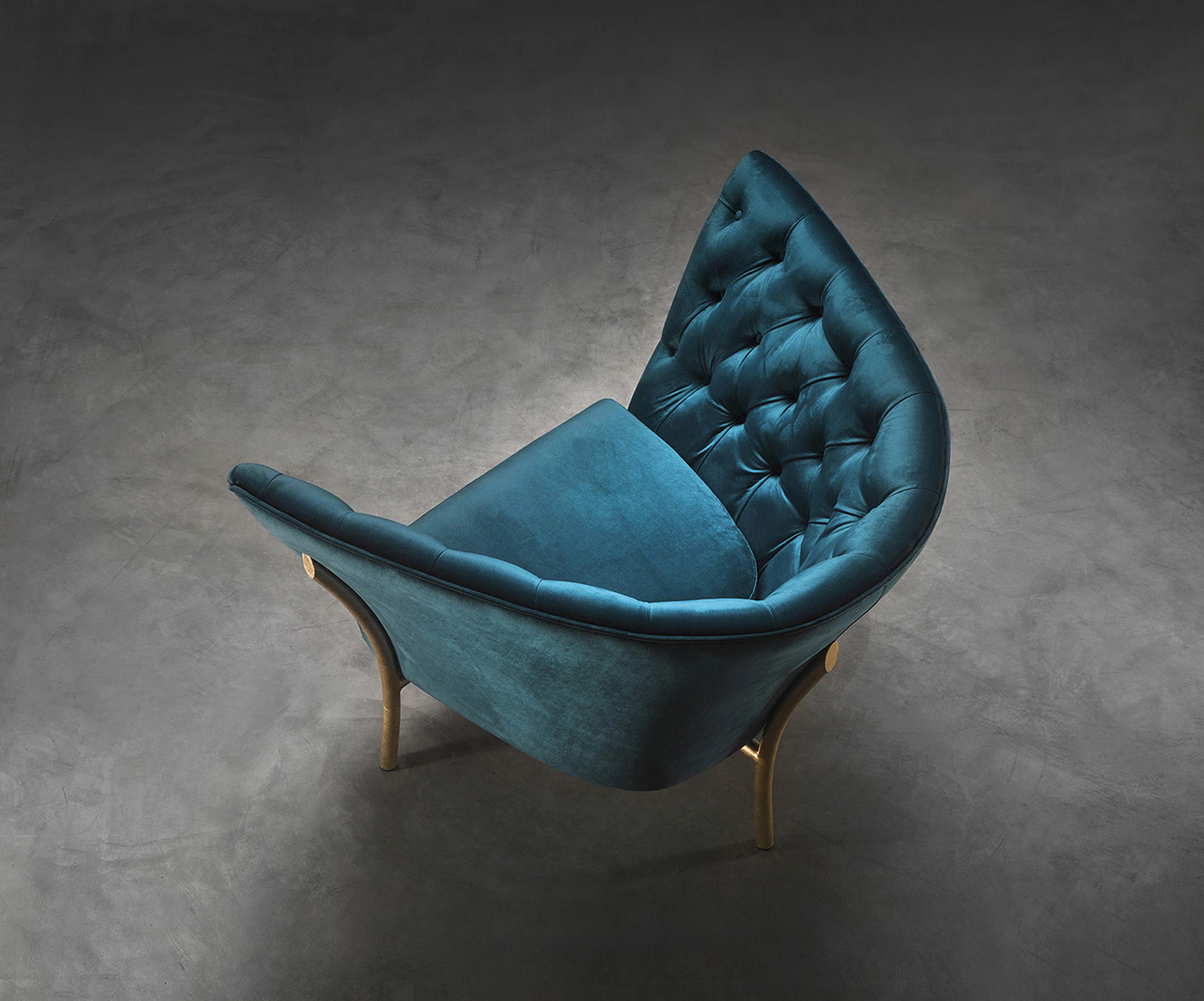 Кресло с канавкой Flute А5020 Coleccion Alexandra  - Вид №3