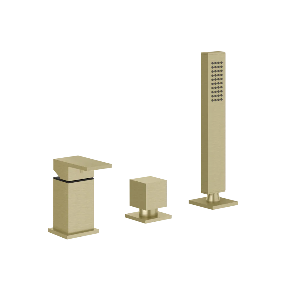 Смеситель для ванны 20043 727 Gessi Rettangolo ЛАТУНЬ МАТОВАЯ PVD 20043727