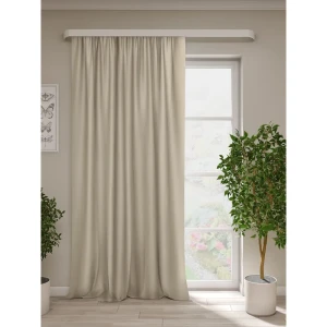 Штора на ленте димаут Ален 140x270 см цвет песочный 89354405 STLM-2059754