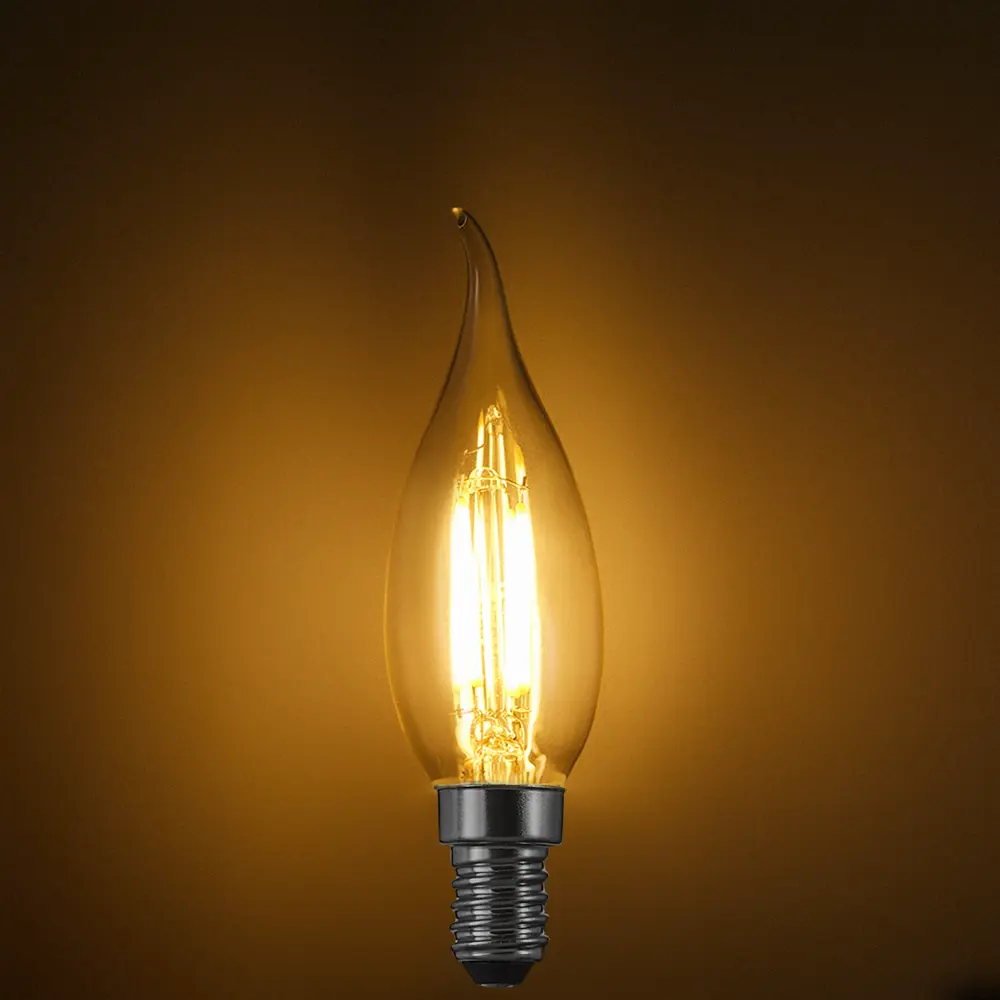 OSRAM Филаментная лампа E14 свеча 5Вт теплый белый свет 85306974 STLM-0931823 - Вид №2