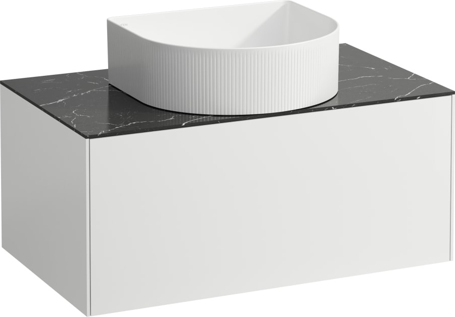 H4054110340411 Шкафчик, 1 ящик, совместим с раковиной-чашей 812340, 812341, 812342, 812343, с отверстием в центре LAUFEN PRO - Вид №6