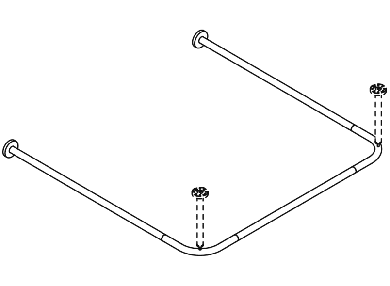 900.34.300XA Карниз HEWI System 900 - Вид №3
