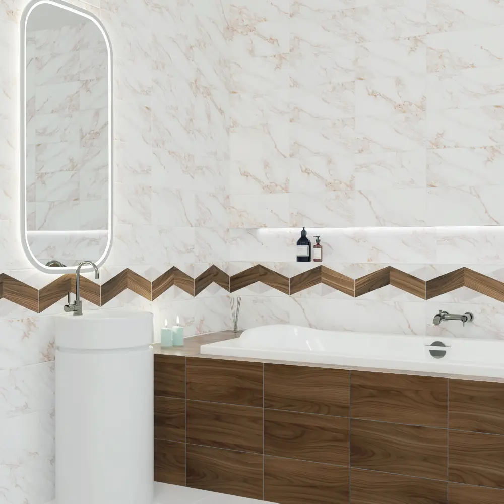 Настенная плитка KREAFORTA Mersey Wood Mix 3 20x40 см 1.62 м² матовая цвет мульти 89413650 STLM-2138332 - Вид №5