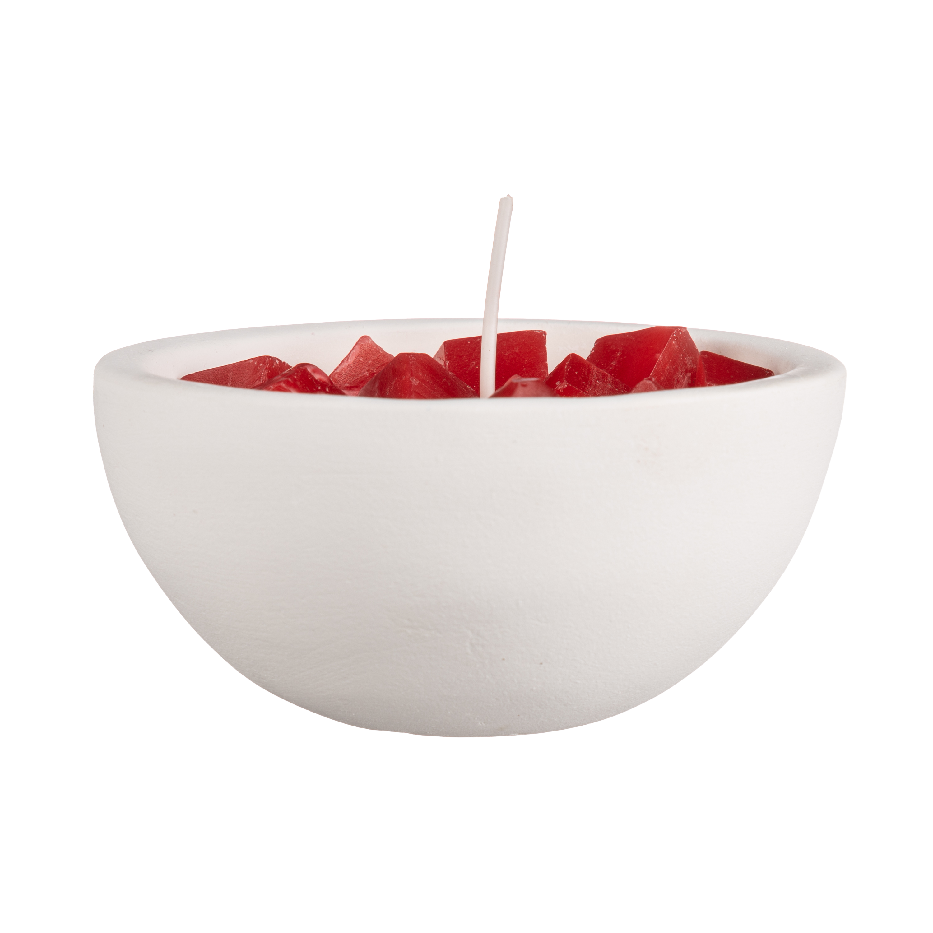 85883013 Свеча ароматизированная в гипсе Яблоко с корицей красная 6 см STLM-0065997 Santreyd  - Вид №1