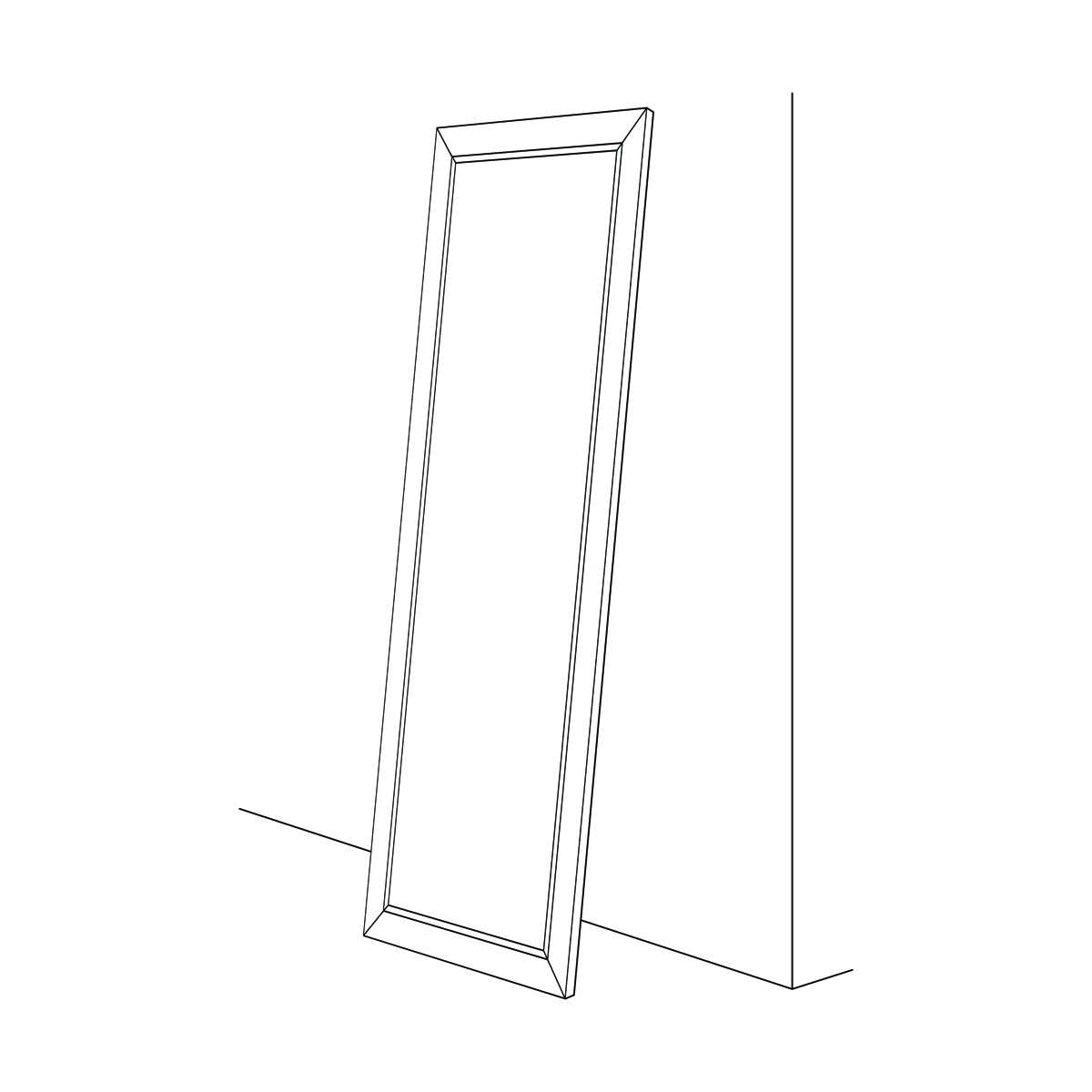 BY 6131 Зеркало напольное с фацетом в багетной раме - вензель бронзовый 101 mm EVOFORM Exclusive floor - Вид №6