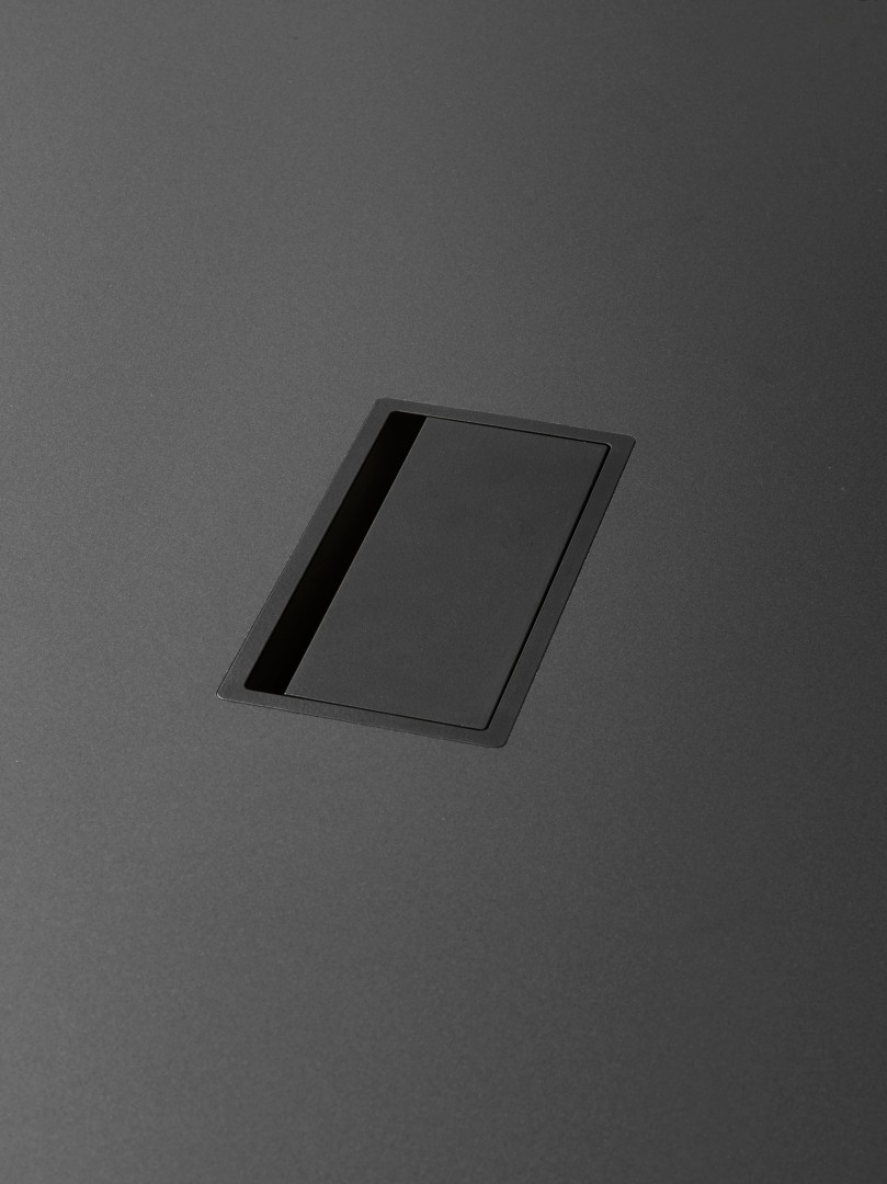 Salinero 1004 Стол с 4 стальными ножками и столешницей из сплошного ламината HPL 260x100. Утопленные ножки. Et al. Salinero - Вид №3