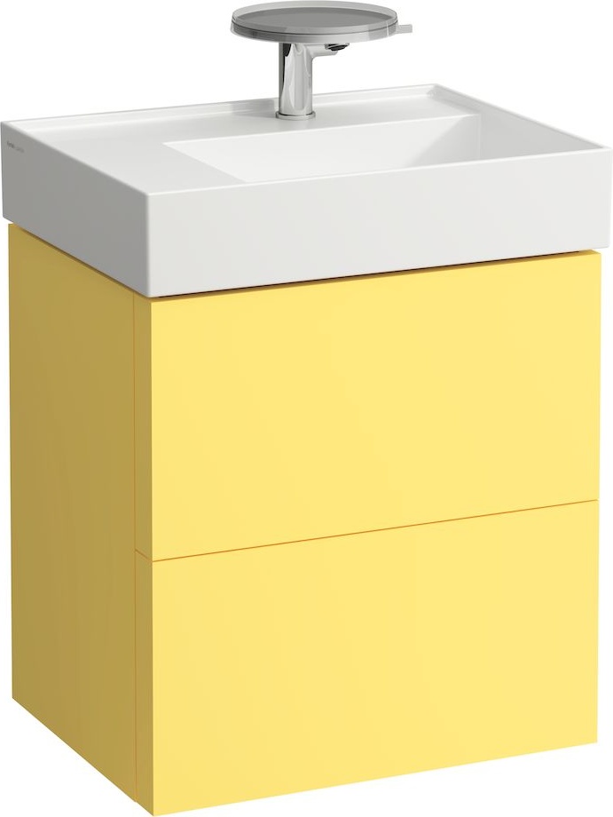 H8103357591121 Раковина с полочкой слева, со специальным скрытым сливом LAUFEN PRO - Вид №5