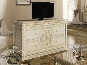 Modenese Gastone Выдвижная тумба под ТВ с ящиками Deluxe