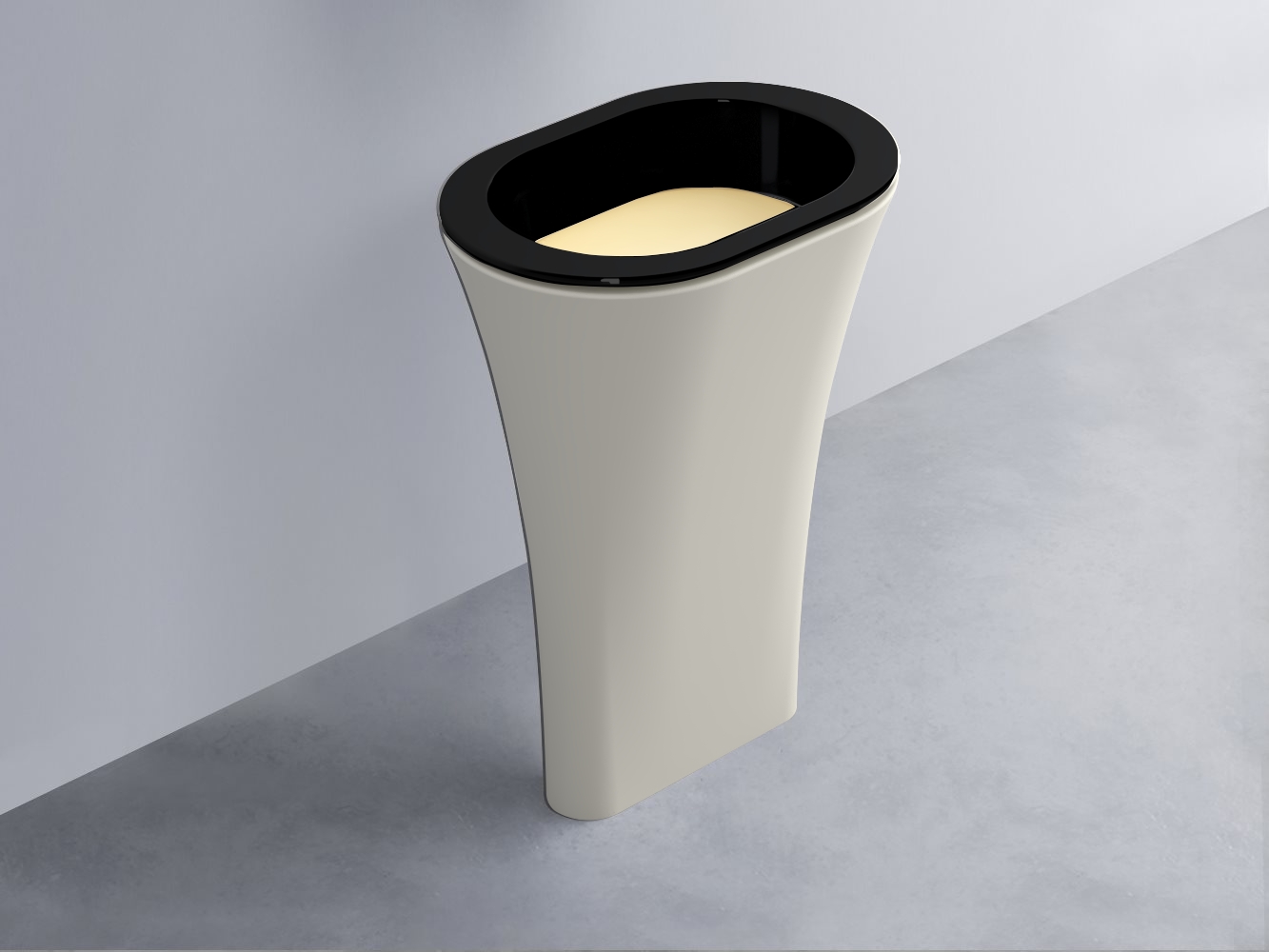 AMLA65-N+AMPILO-CN+AMCOLO-TL Раковина Amedeo Ovale отдельностоящая cielo Enjoy + Amedeo Ceramica Cielo