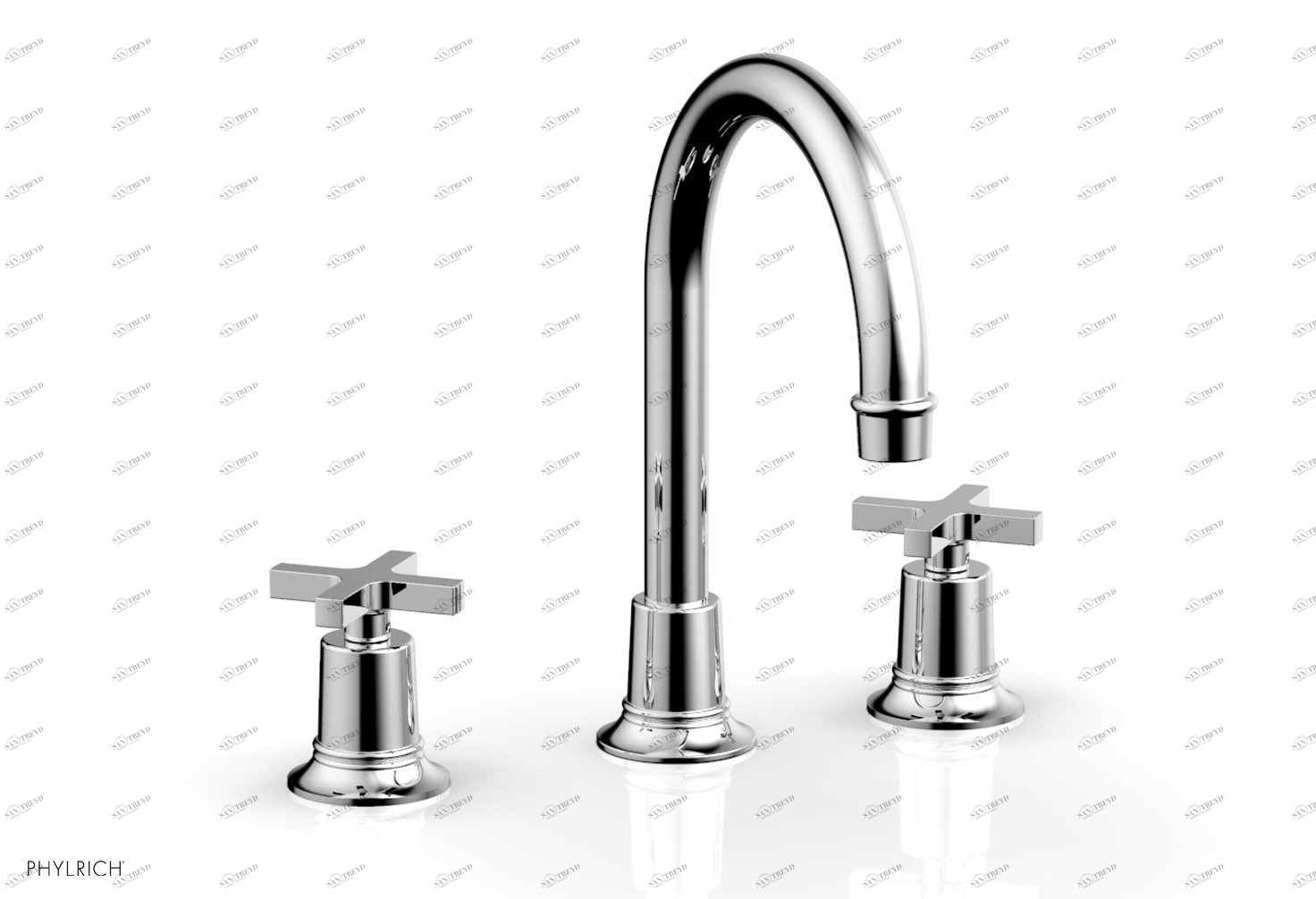Комплект и ручки HEX MODERN Phylrich  501-03-026 Хромированный 
