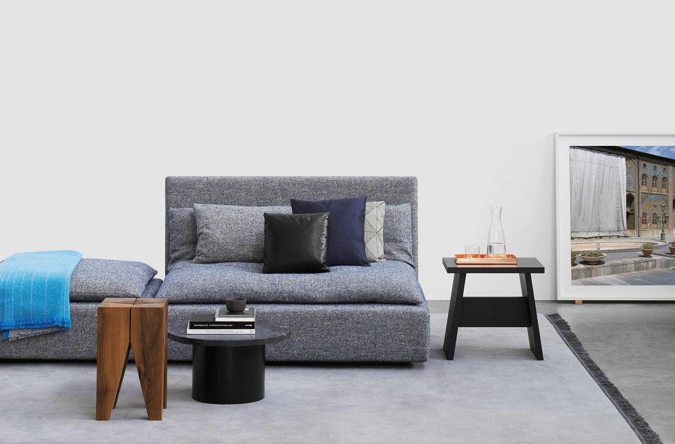 Шерстяное одеяло ручной работы e15 CUADRO ARCH-00056045 - Вид №2