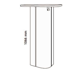 Высокий стол из войлока Manade Манхэттен ARCH-00113527 - Вид №4