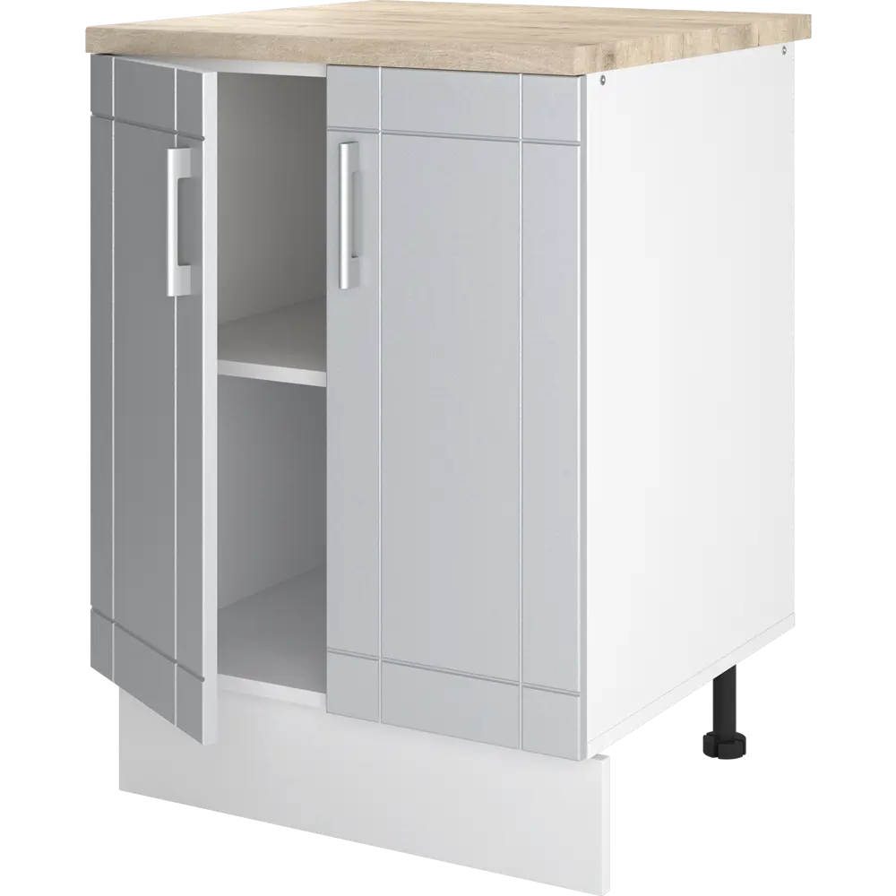 Шкаф напольный Тортора-2 67x60 см МДФ цвет серый Santreyd STLM-2032644 - Вид №2