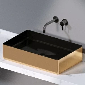 L620252 Накладная раковина на столешницу  прямоугольная A. e T. Italia Fly