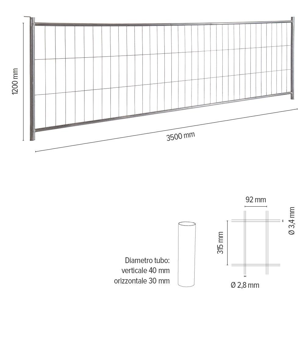 Металлический забор безопасности Defim Orsogril Defender ARCH-00052967 - Вид №2