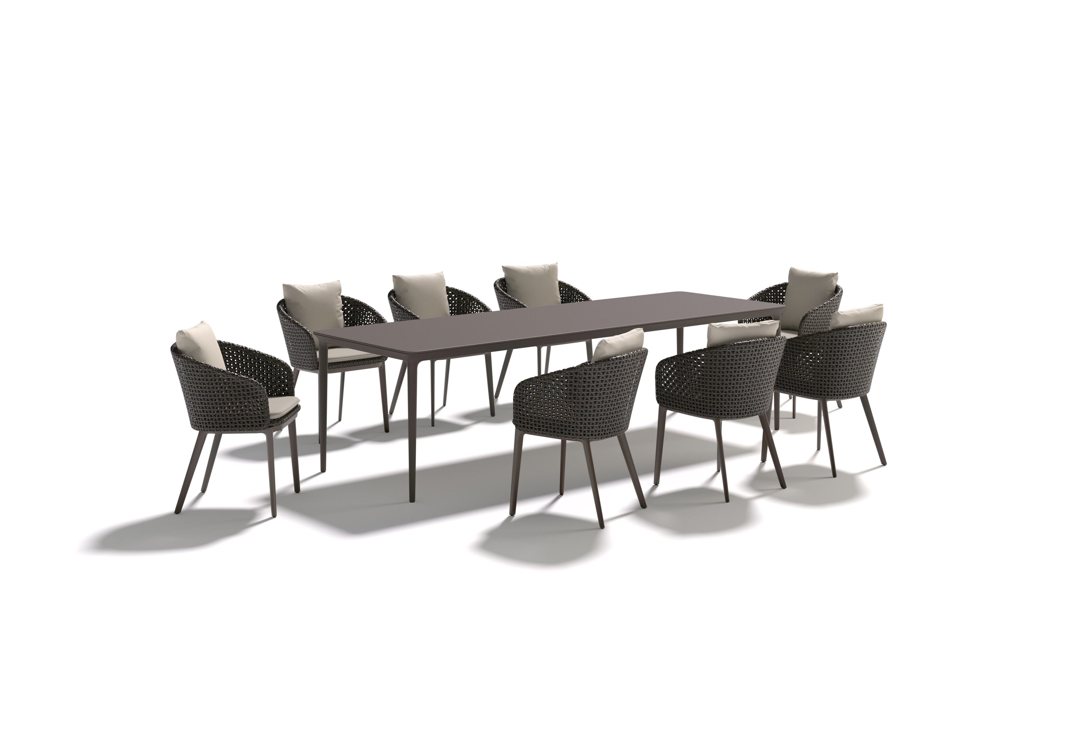 Прямоугольный садовый стол с верхней частью HPL DEDON BELLMONDE ARCH-00152107 - Вид №17