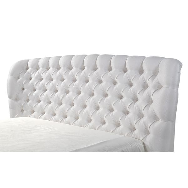 Кровать белая большая 200х200 Bellucci UNICO ДИЗАЙНЕРСКИЕ 248941 Белый  - Вид №3