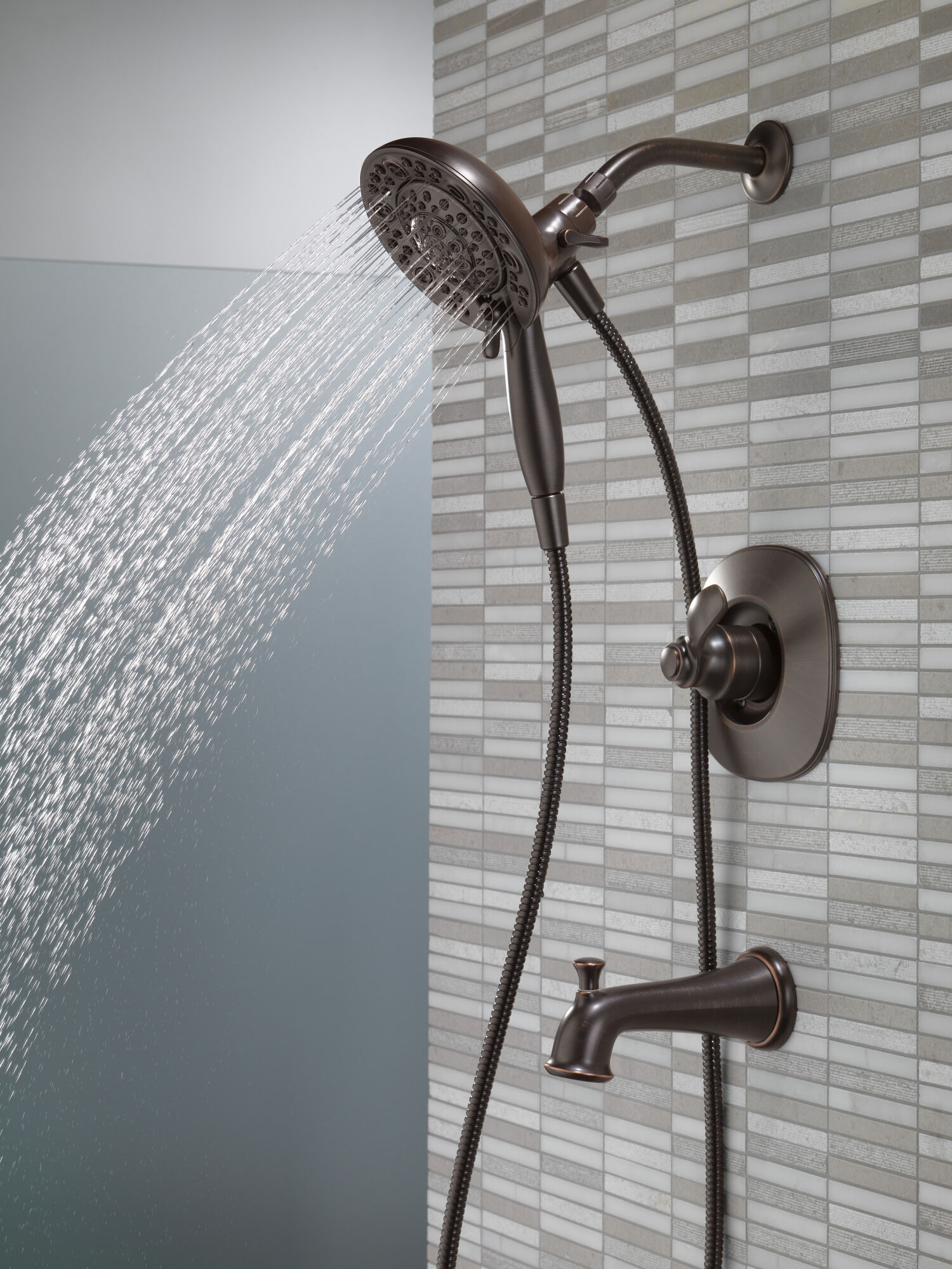 144710-RB-I20 Ванна и душ Monitor® серии 14 с In2ition® Delta Faucet Nura Венецианская бронза - Вид №13