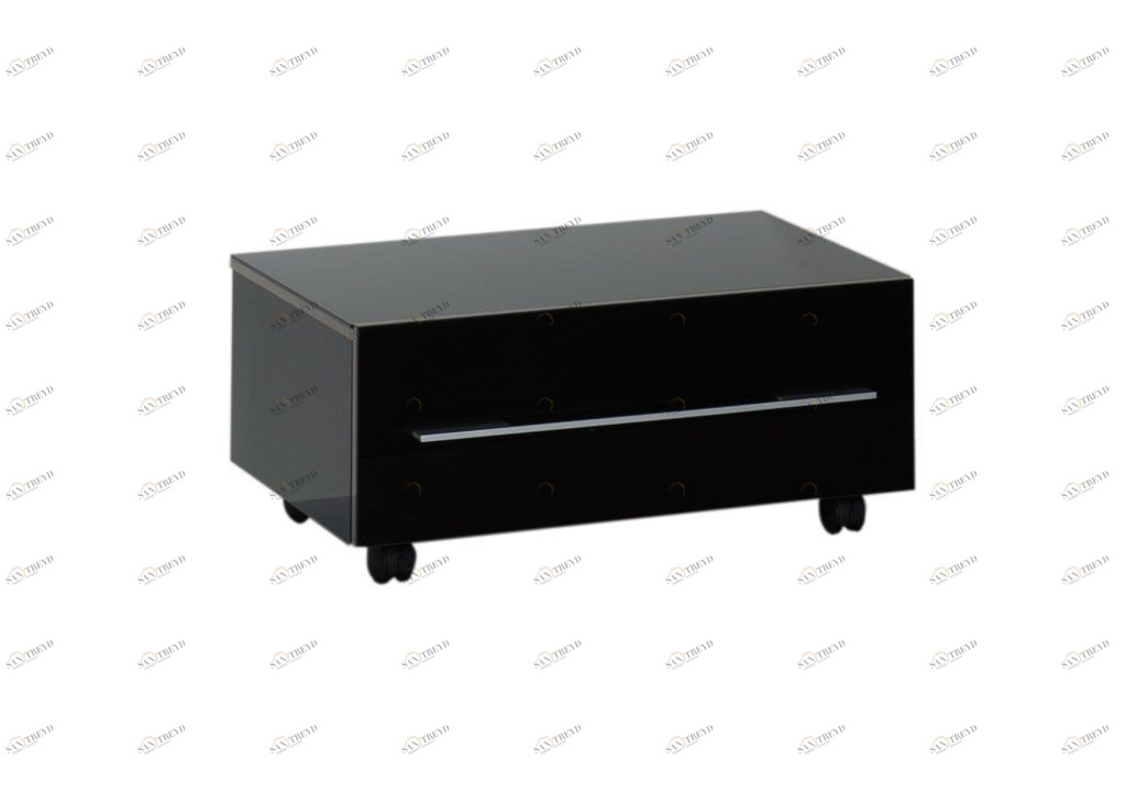 Тумба подкатная Aquanet Нота 75 черный 00170732