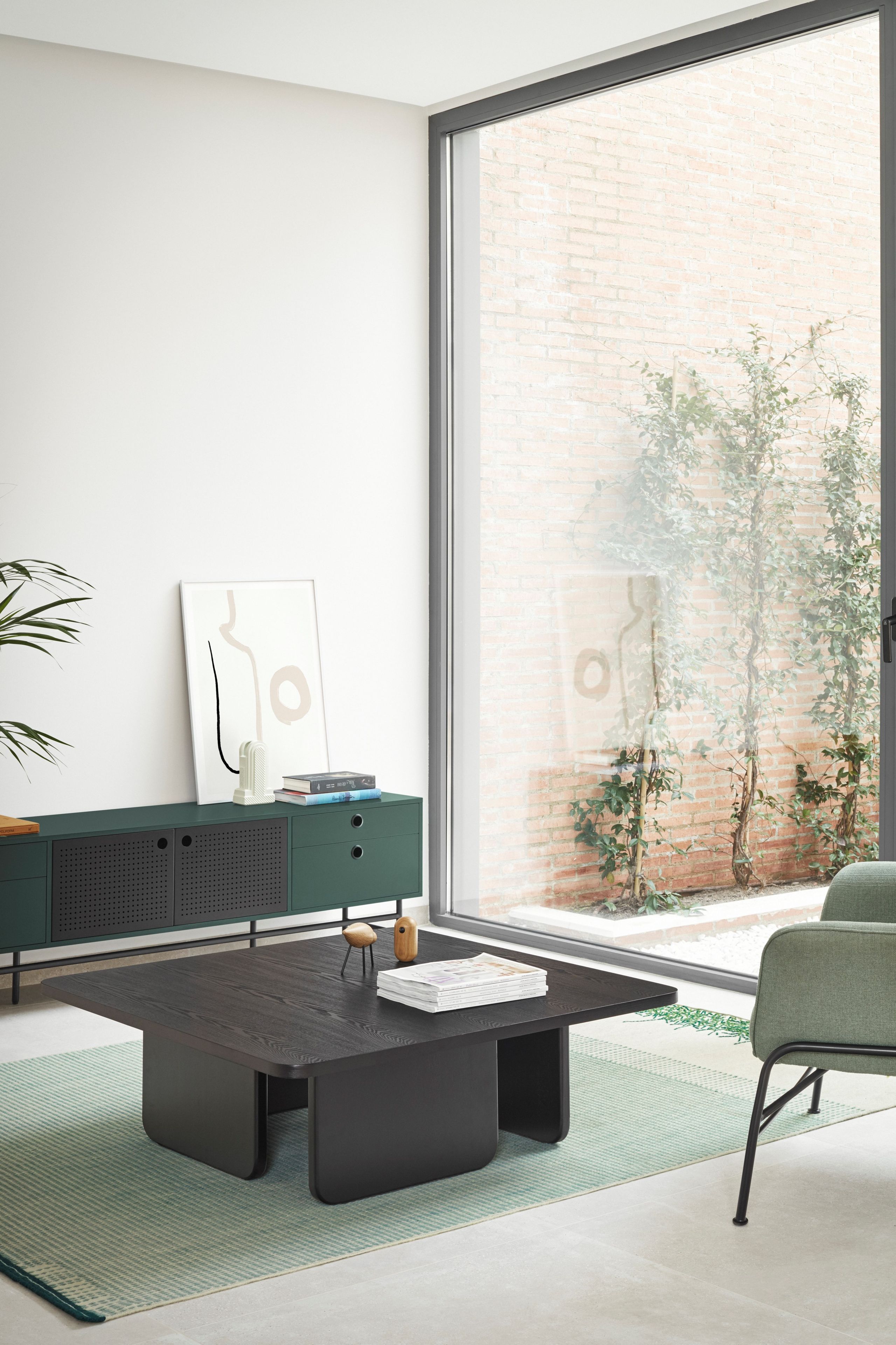 Низкий квадратный журнальный столик из ясеня TEULAT Arq ARCH-00140789 - Вид №3