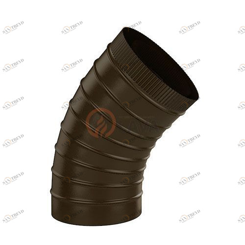 Сэндвич-отвод LAVA 115/180 мм. 45" коричневый (8017) 4328