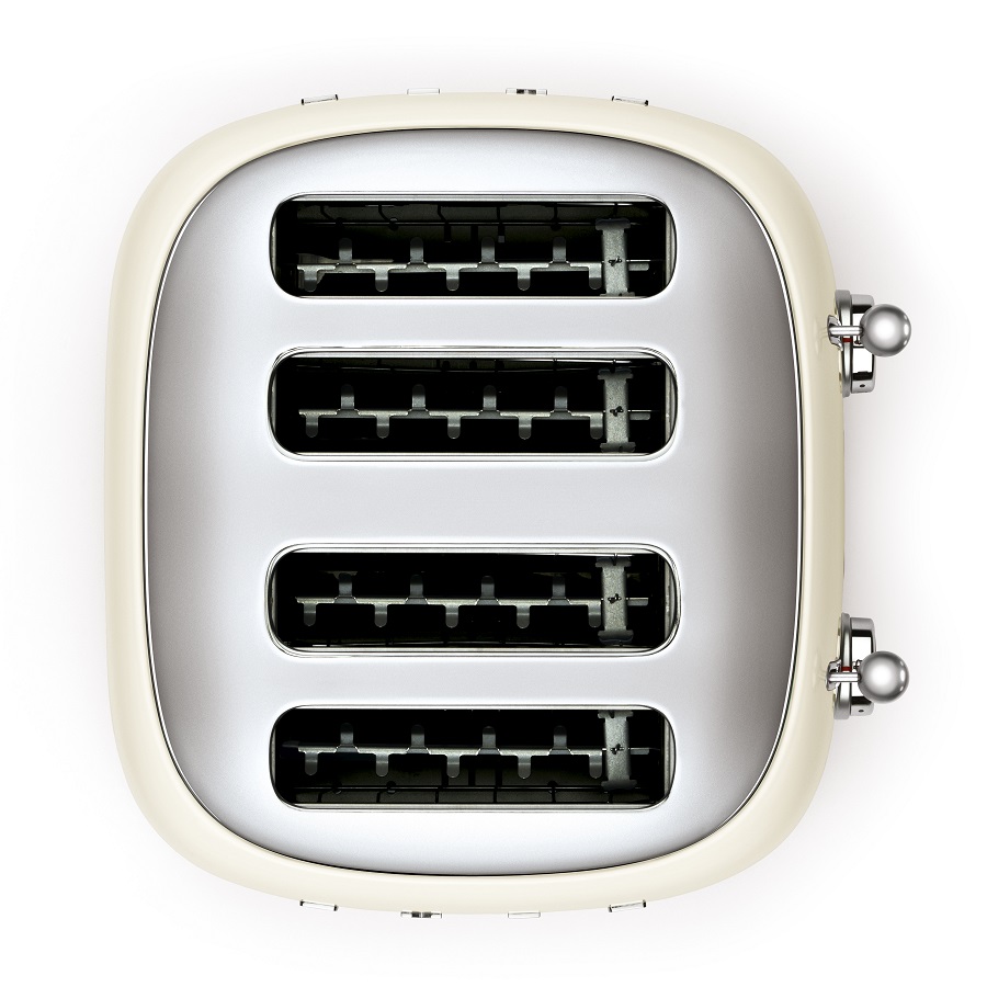 Тостер Smeg на 4 ломтика, кремовый TSF03CREU - Вид №5