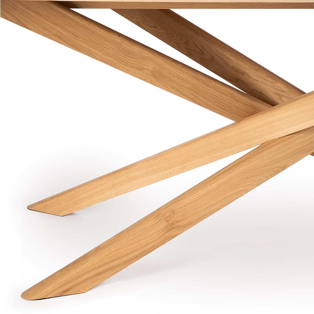 Круглый дубовый обеденный стол Ethnicraft Mikado ARCH-00052839 - Вид №2