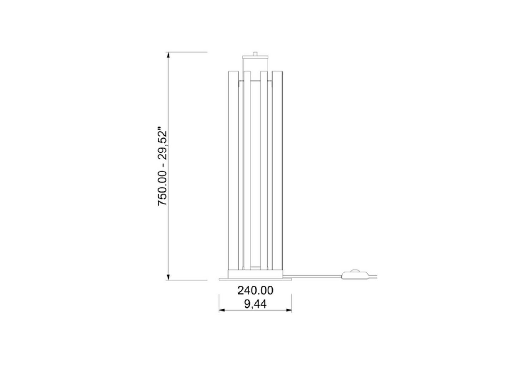 Деревянный светодиодный торшер Lampex Italiana TRENTO ARCH-00140428 - Вид №2