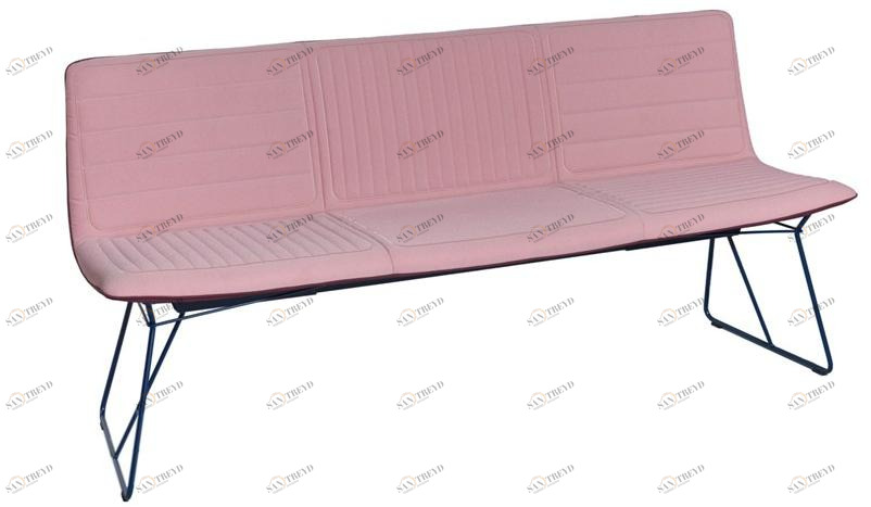 Freifrau Скамья из ткани со спинкой Amelie sun-id-1348123