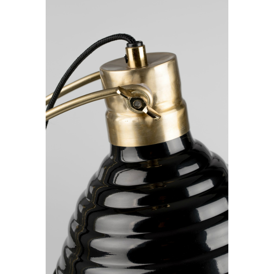 Лампа настольная Curly,черная White Label Living 5200057 - Вид №5