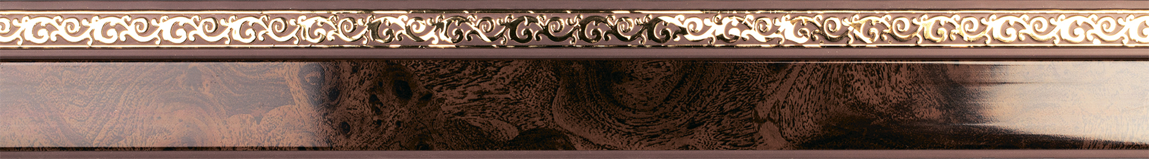 Legrand Флора: двухрядный потолочный карниз с орнаментом в цвете корень ореха 84872033 STLM-0056797