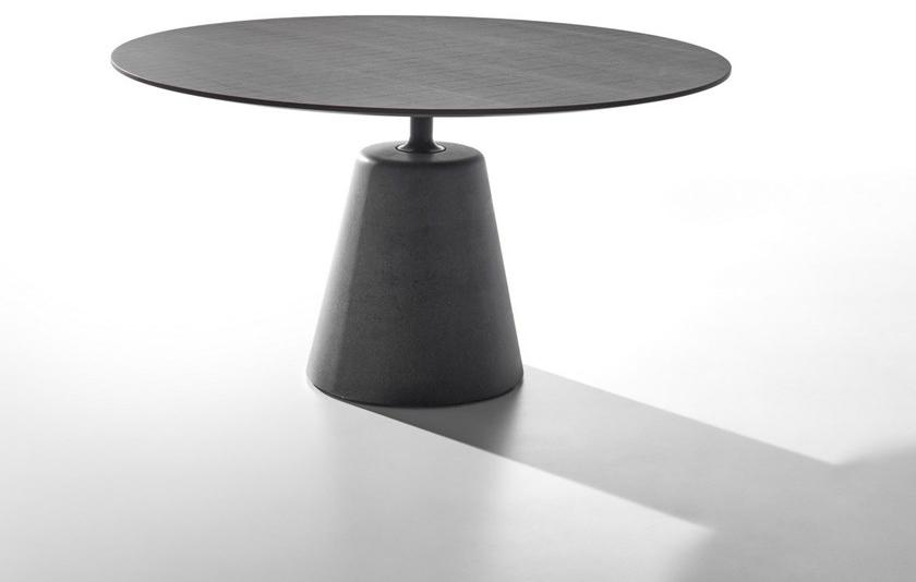 MDF Italia Круглый деревянный стол sun-id-1344602 - Вид №1