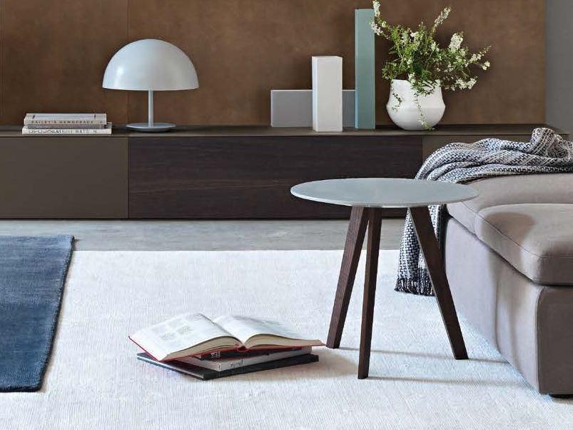 JESSE Круглый журнальный столик из мдф для гостиной sun-id-1505745 - Вид №1