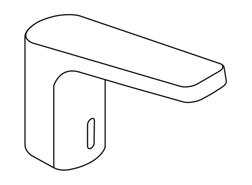 AQ1.12S21060 Сенсорный электронный кран HEWI System-Armaturen  - Вид №3