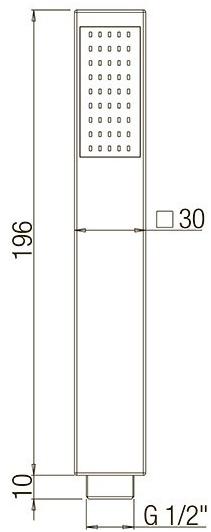 Paini Dax 82CR155 душевая лейка  - Вид №2