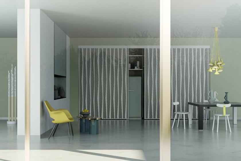 De Rosso Гардеробная со сверхлегкими раздвижными дверцами на заказ Aliante system sun-id-1402329 - Вид №21