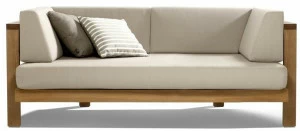 TRIBÙ 3-х местный тканевый садовый диван Pure sofa 01207