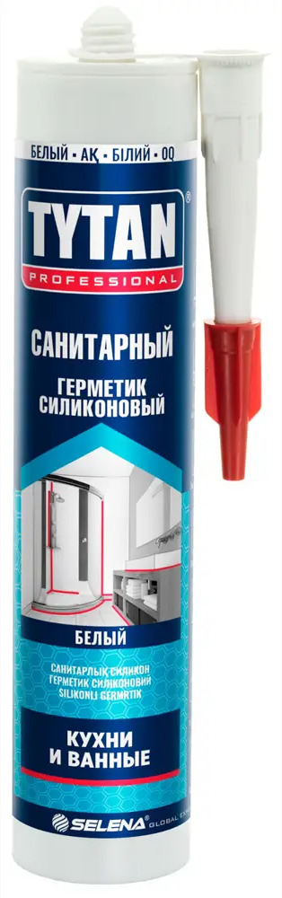 Силиконовый герметик Tytan для сантехники - надежная защита от влаги и микроорганизмов 83612697
