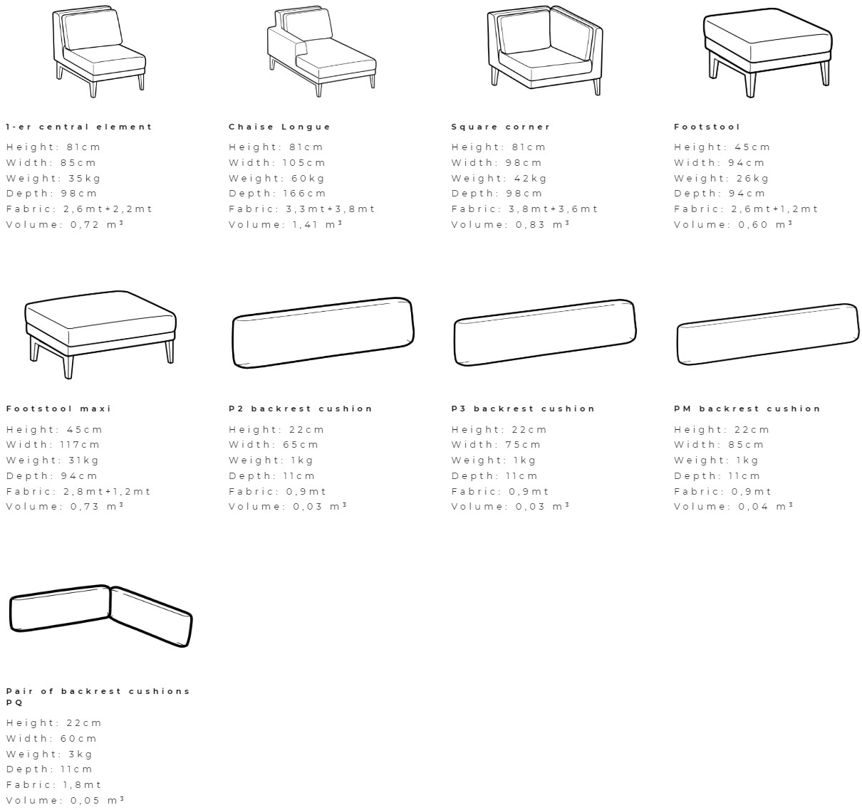 Ditre Italia Модульный тканевый диван Miller sun-id-1399494 - Вид №3