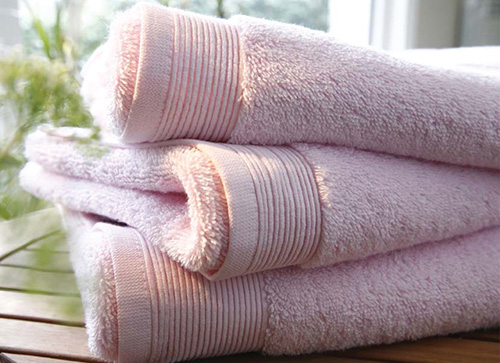 TOW_UNI_PET_55 Полотенце 55/110 petal розовый хлопок 600гр/м2 Blanc des Vosges Santreyd 