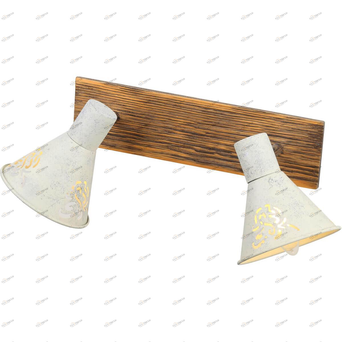 Спот настенный на 2 лампы серый Cansaro 7012-702 RIVOLI CANSARO 00-3926710 Бежевый;серый 