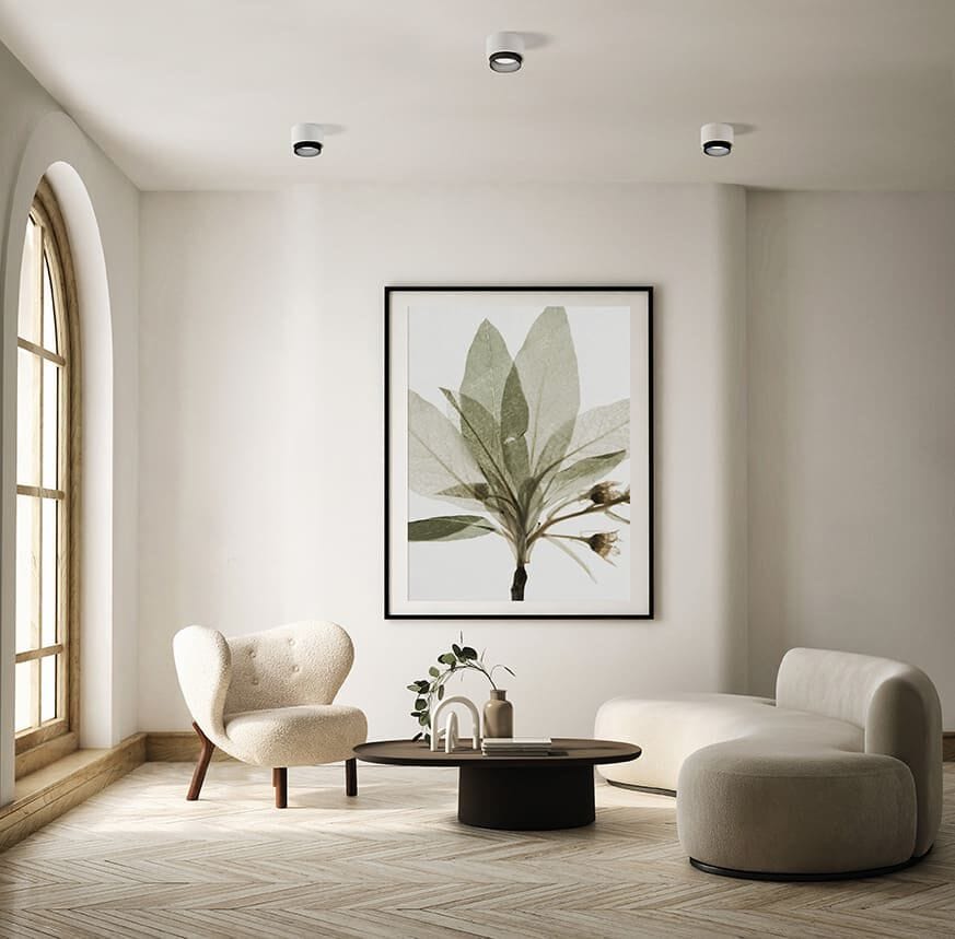 Гипсовый потолочный светильник Tecnico SYME TONDA ARCH-00101564 - Вид №5