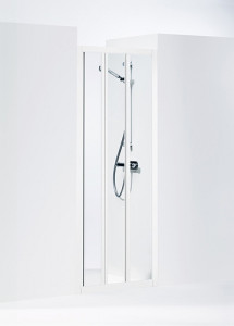 604080 IFO Душевая кабина прямая SVS VK, белые лакированные профили, прозрачное стекло, SVS VK 1200