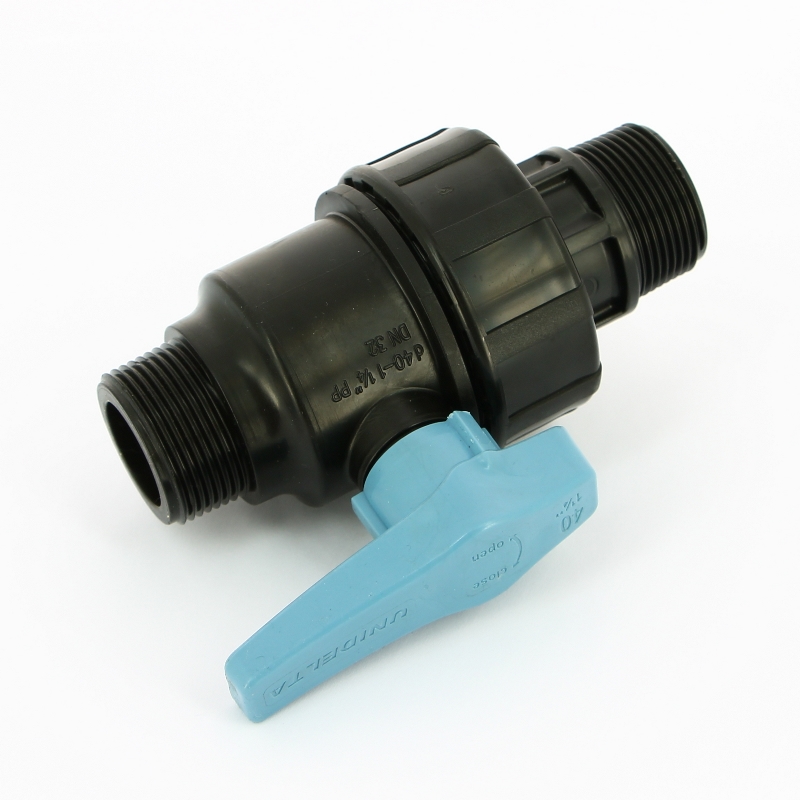 Кран НН Unidelta 1"1/4 для труб ПНД полипропилен PP-B 1074005005001 - Вид №4